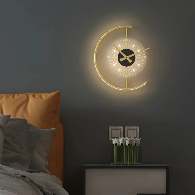 Horloge led décorative et moderne