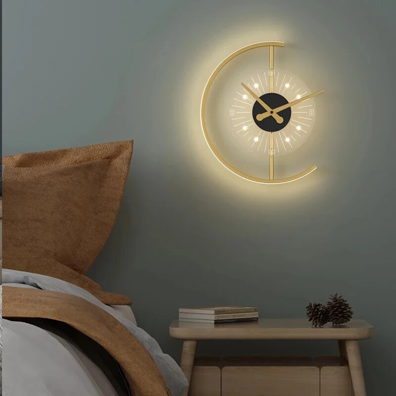 Horloge led décorative et moderne