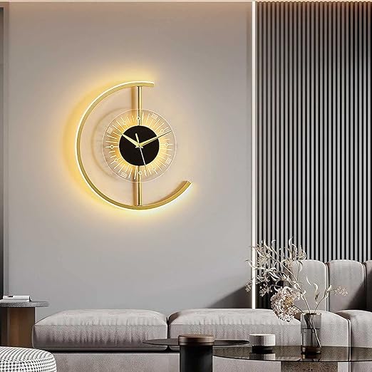 Horloge led décorative et moderne
