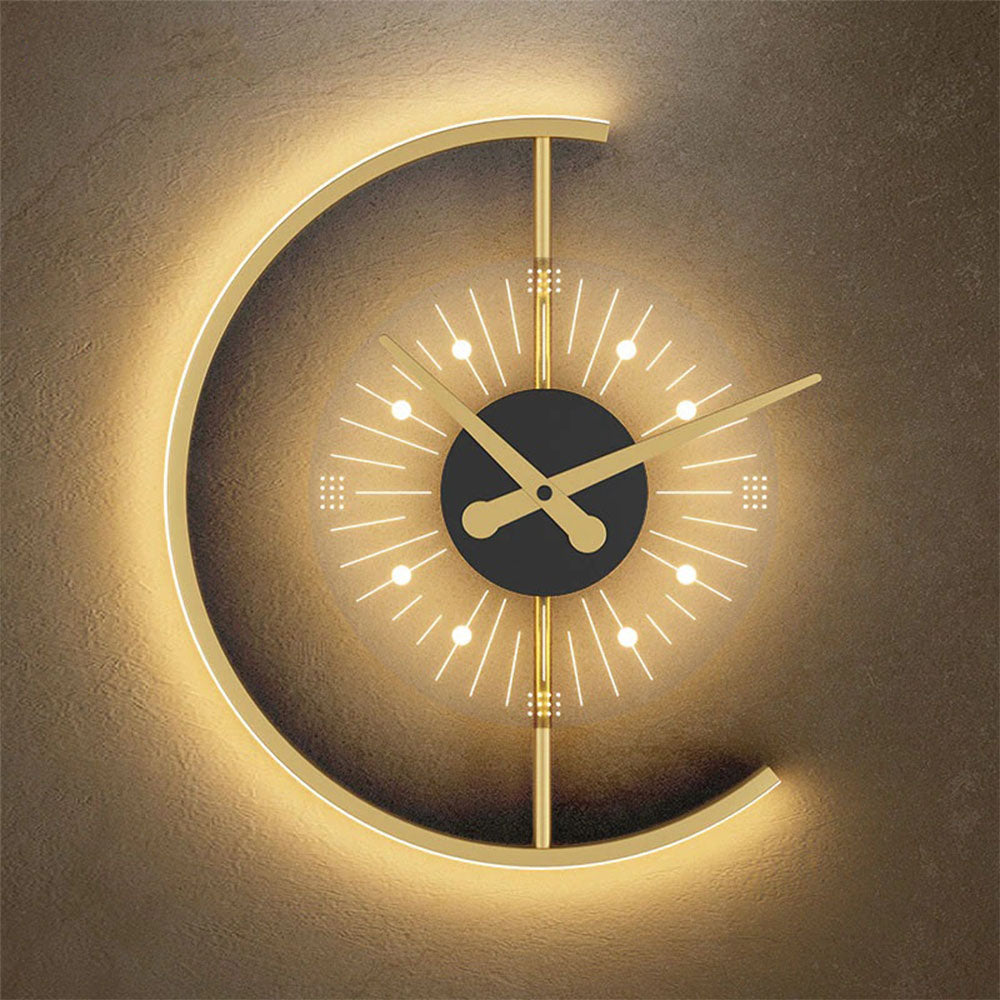 Horloge led décorative et moderne