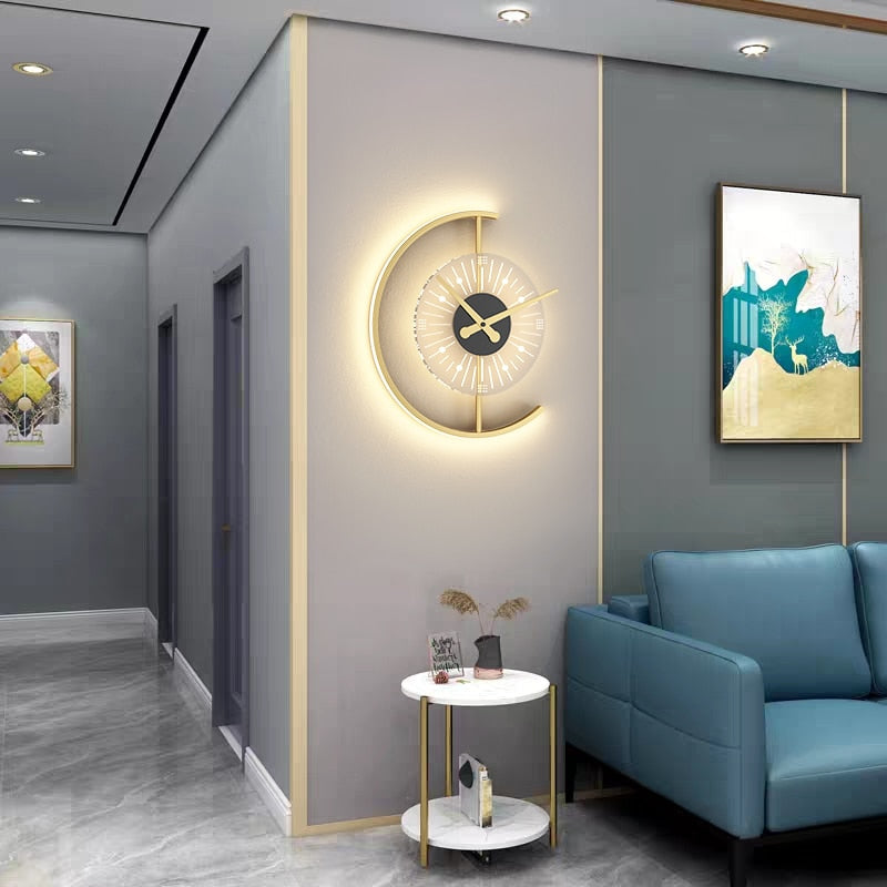 Horloge led décorative et moderne
