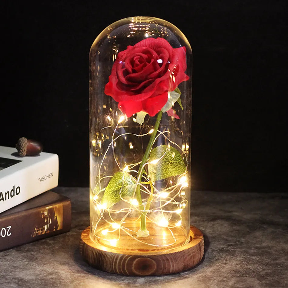 Lumière Éternelle - Rose Brillante