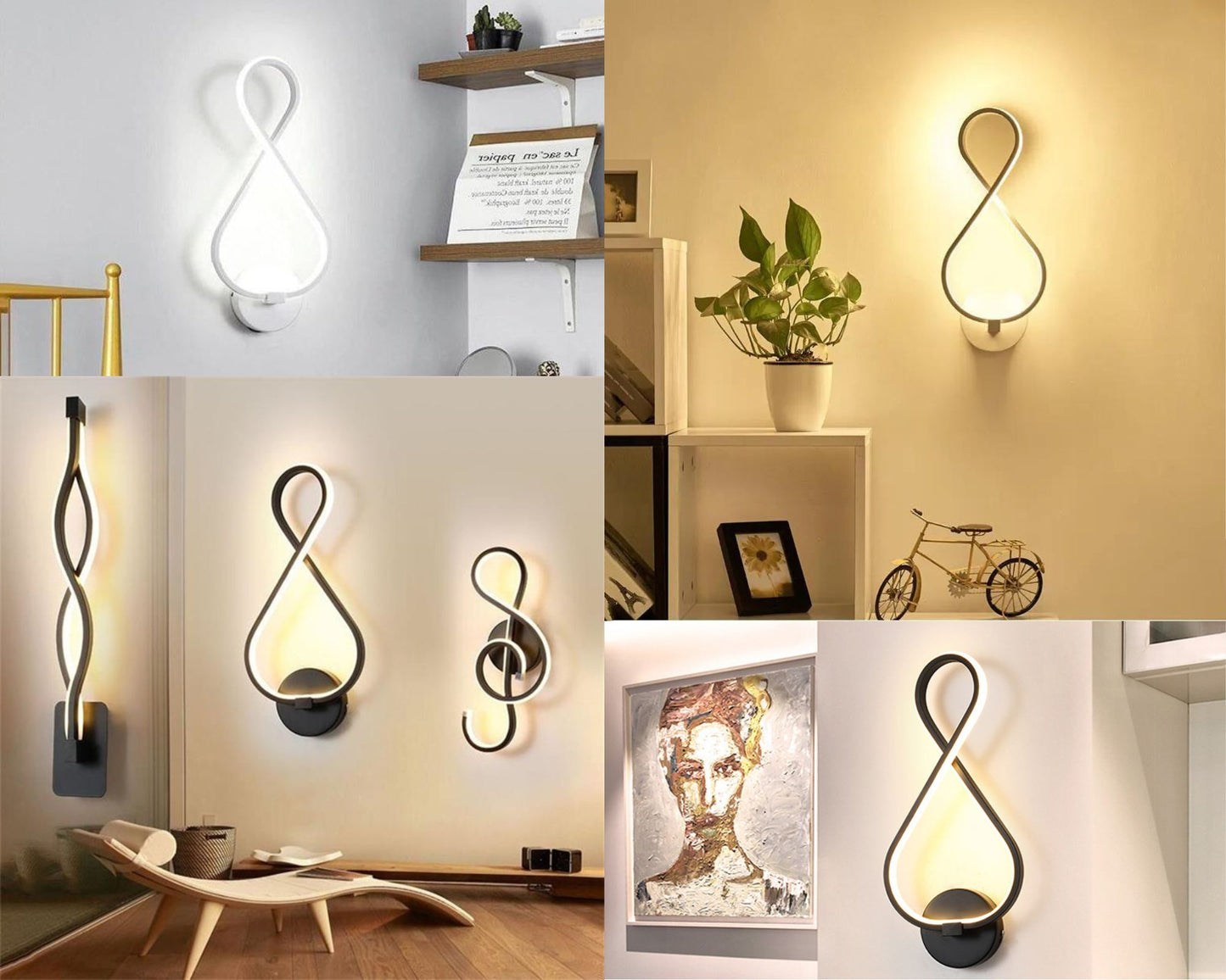 Applique murale Huit