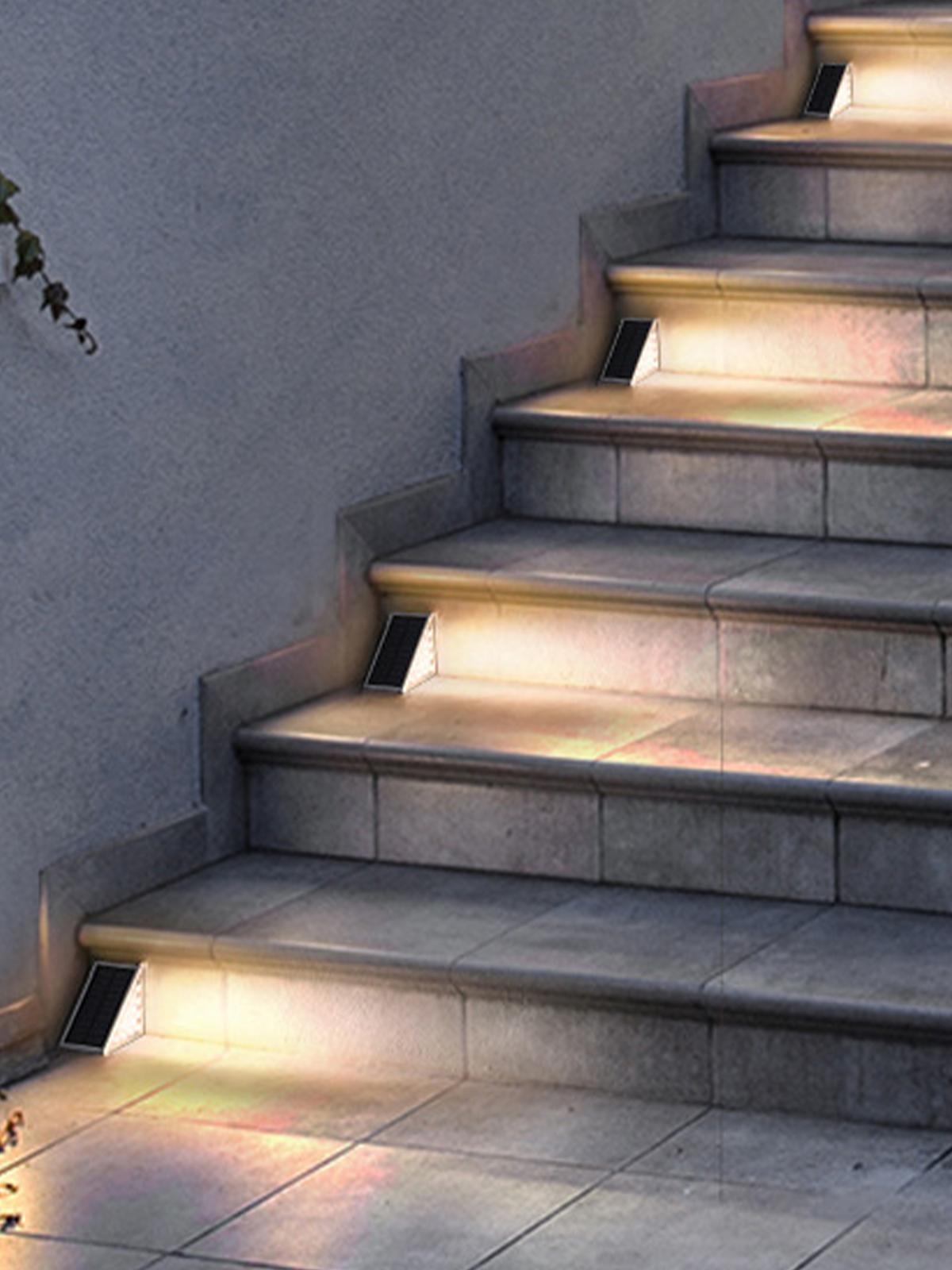 Lampe solaire d'escalier