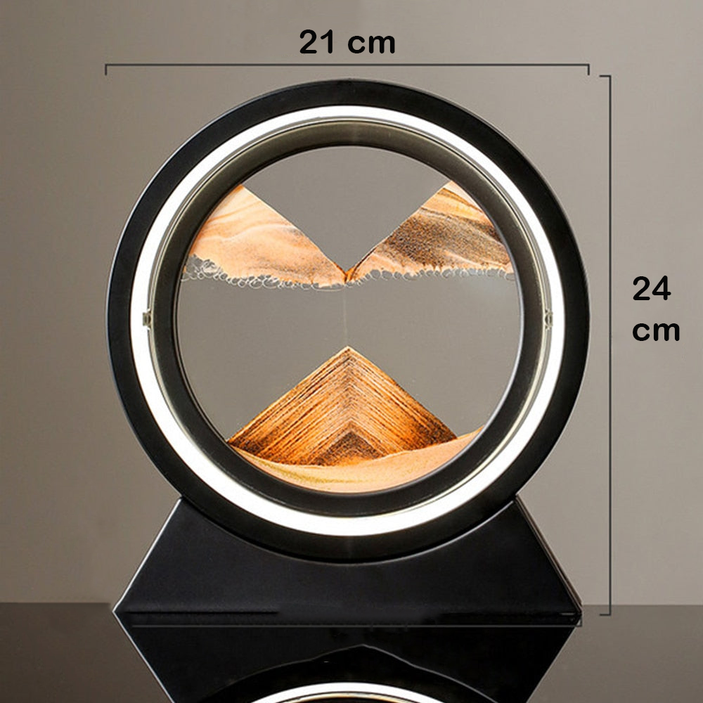 Sablier led rotatif 360°