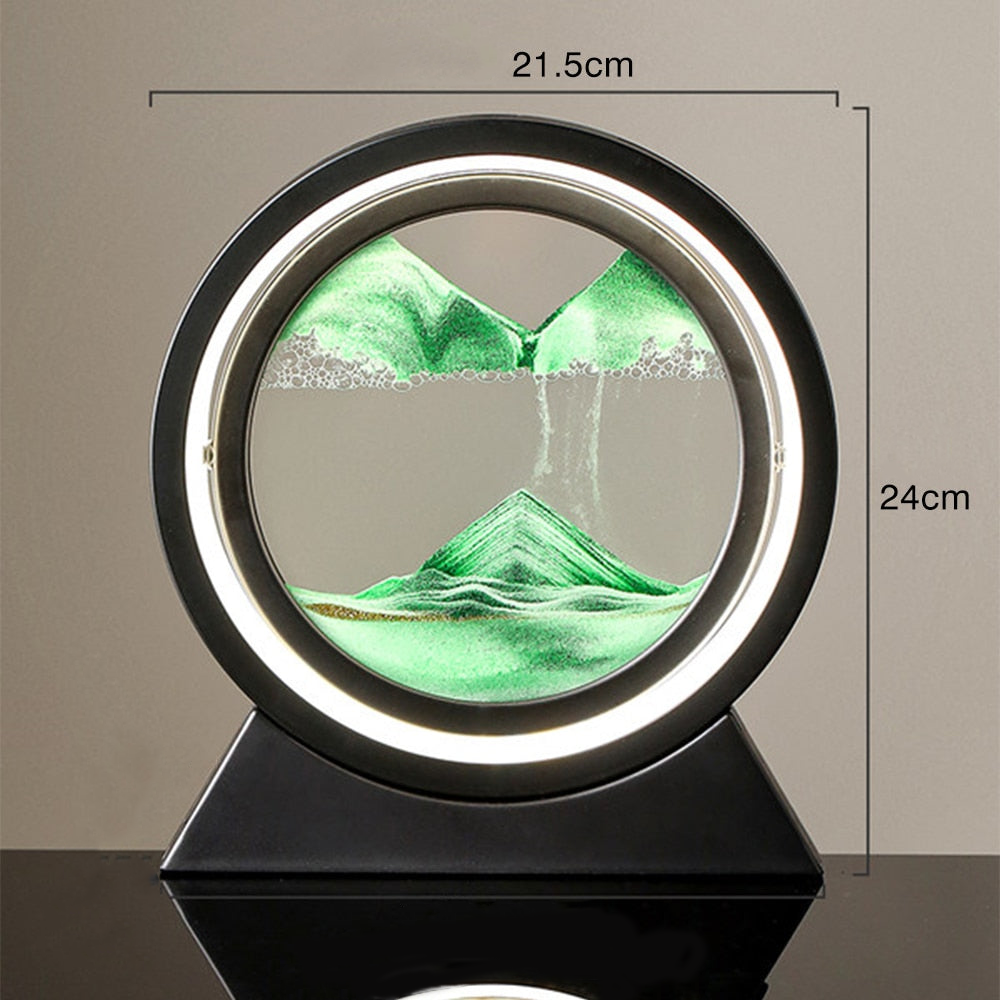 Sablier led rotatif 360°