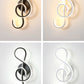 Applique murale clef de musique