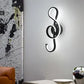 Applique murale clef de musique